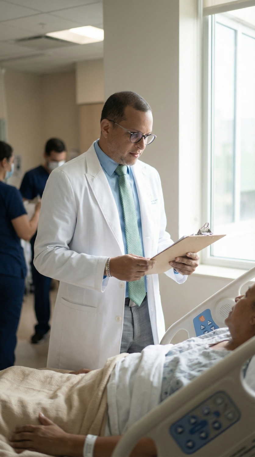 Dr. Vélez evaluando a fondo